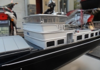 custom made model of 135m Inland Cargoship (with wheelhouse interiors)
